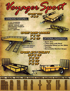 Voyager Sport Trailer Brochure 2